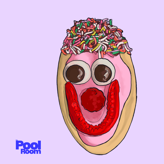 Small smiley bikkie pink icing t-shirt - Mens